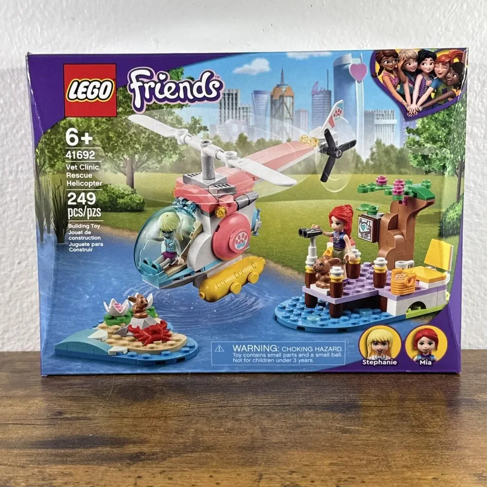 LEGO 41692 Friends: Vet Clinic Rescue Helicopter New & Sealed & Retired